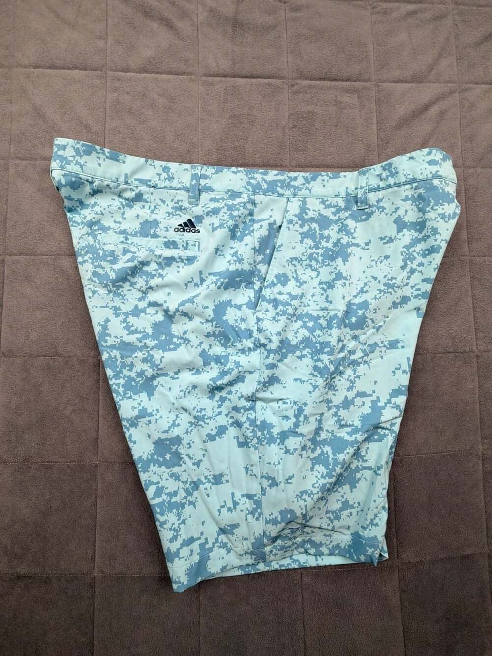 Adidas Ultimate 365 Camo Golf Shorts Hazy Sky